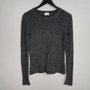 Wilfred Aritzia Charcoal Wool Cashmere Blend Fireside Sweater / Small